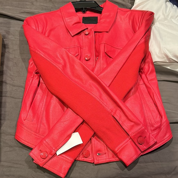 Lala Anthony Faux Leather Jacket - Picture 4 of 7